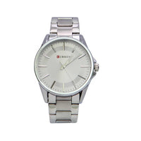 UNISEX ΡΟΛΟΙ ΧΕΙΡΟΣ ΜΕ ΜΠΡΑΣΕΛΕ ΣΕ ΑΣΗΜΙ ΧΡΩΜΑ CURREN (R1811)