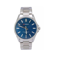 UNISEX ΡΟΛΟΙ ΧΕΙΡΟΣ ΜΕ ΜΠΡΑΣΕΛΕ ΣΕ ΑΣΗΜΙ ΧΡΩΜΑ CURREN (R1869)