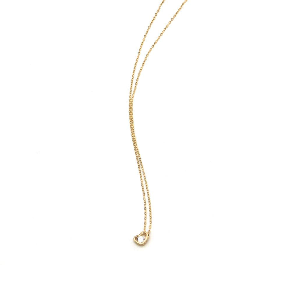 ΓΥΝΑΙΚΕΙΟ ΚΟΛΙΕ ΑΠΟ ΑΣΗΜΙ 925 ΣΕ ΧΡΥΣΟ ΧΡΩΜΑ FASHION ACCESSORY (AS00019T)