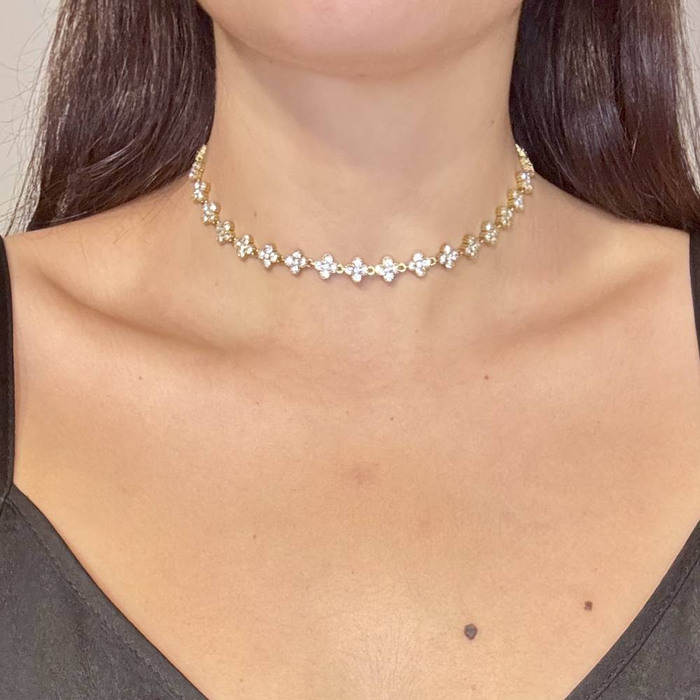 ΓΥΝΑΙΚΕΙΟ CHOKER ΑΤΣΑΛΙΝΟ ΣΕ ΧΡΥΣΟ ΧΡΩΜΑ THE STEEL CHOICE (K04445PA)
