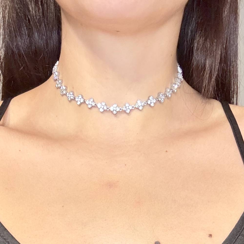 ΓΥΝΑΙΚΕΙΟ CHOKER ΑΤΣΑΛΙΝΟ ΣΕ ΑΣΗΜΙ ΧΡΩΜΑ THE STEEL CHOICE (K04446PA)