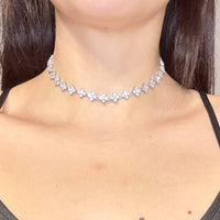 ΓΥΝΑΙΚΕΙΟ CHOKER ΑΤΣΑΛΙΝΟ ΣΕ ΑΣΗΜΙ ΧΡΩΜΑ THE STEEL CHOICE (K04446PA)