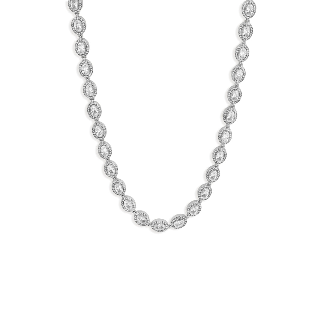 ΓΥΝΑΙΚΕΙΟ CHOKER ΑΤΣΑΛΙΝΟ ΣΕ ΑΣΗΜΙ ΧΡΩΜΑ THE STEEL CHOICE (K04489PA)